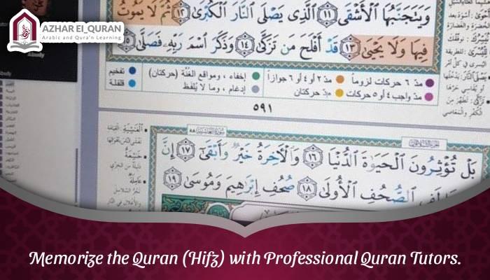 Memorize the Quran (Hifz) with Professional Quran Tutors.